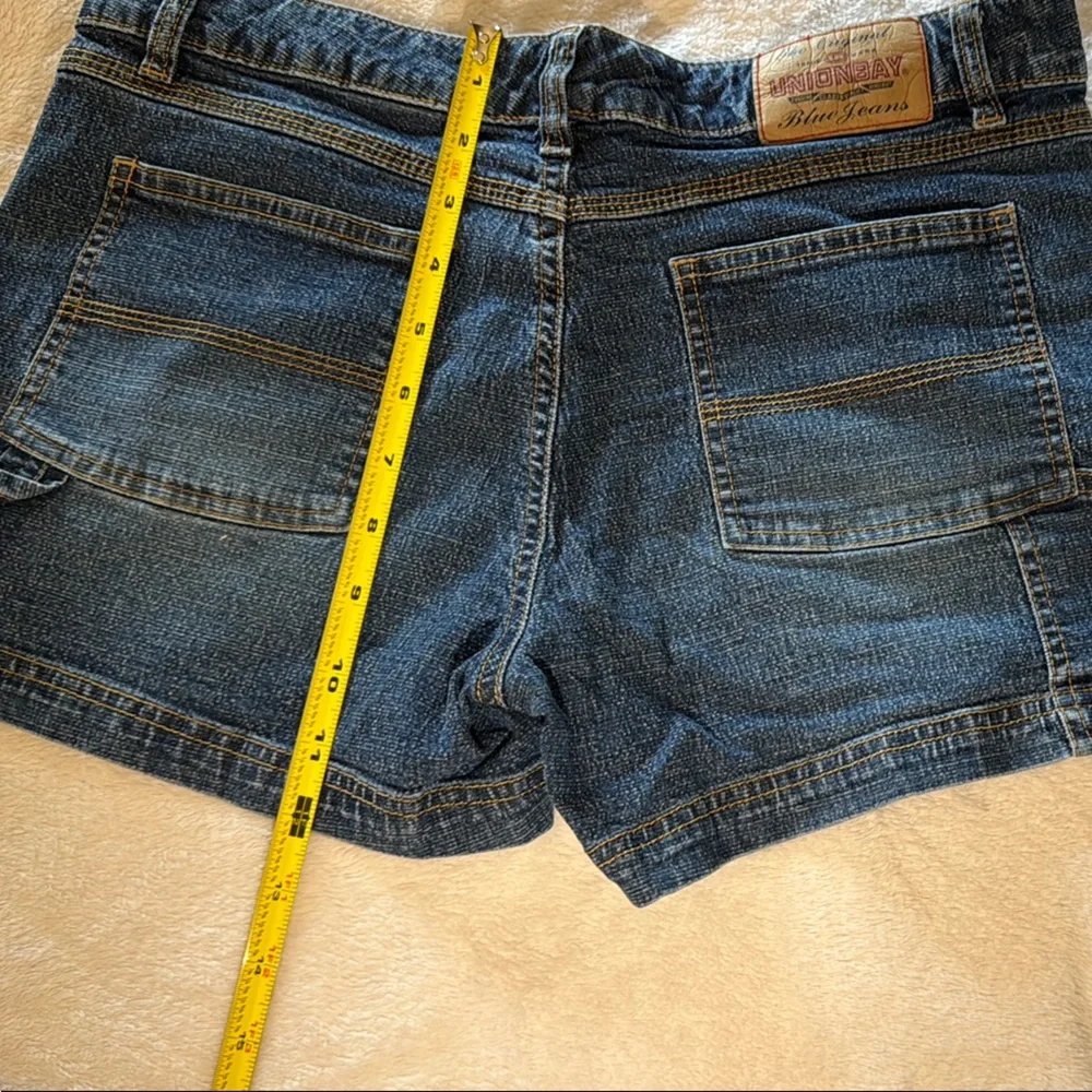 UNIONBAY Blue Jean Shorts Classic Carpenter Denim Style - Picture 3 of 6